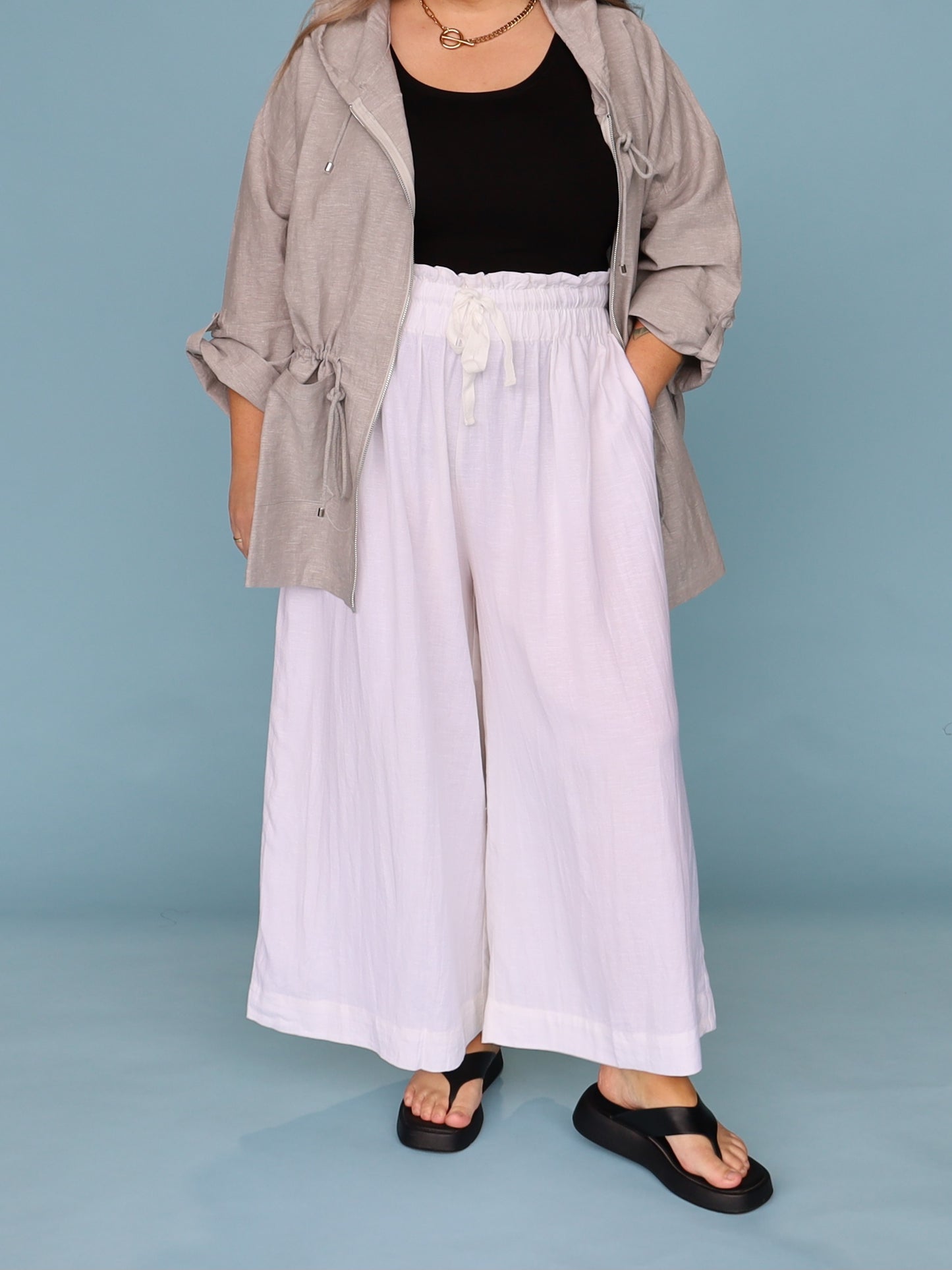 St Tropez Pant - White