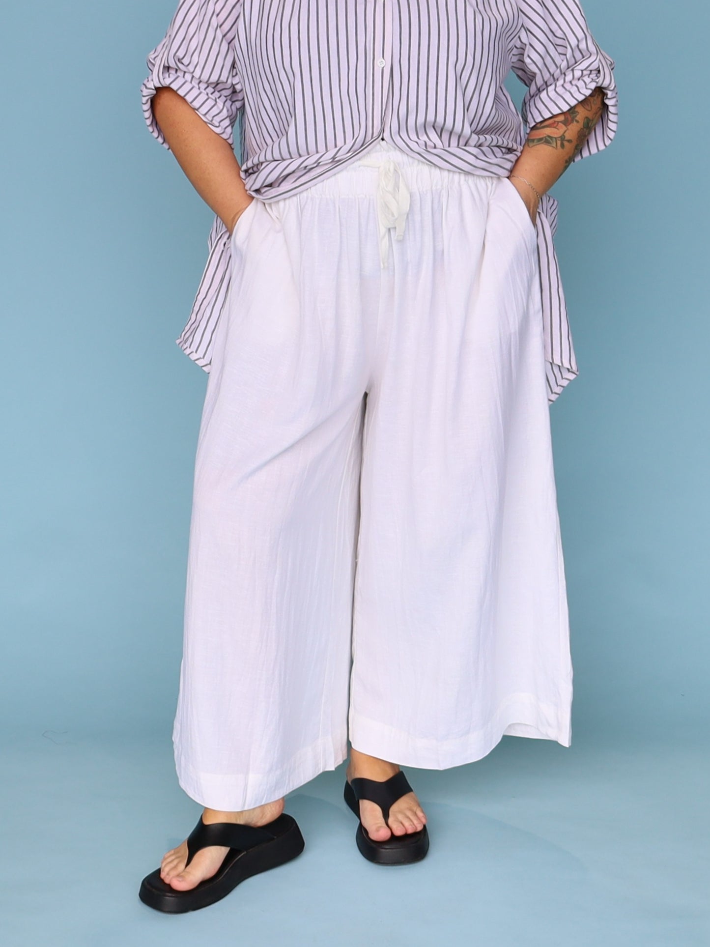 St Tropez Pant - White