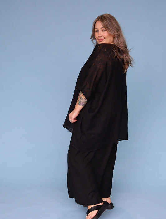 Oversized Box Top - Black