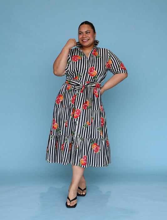 Jacquie Dress - Blood Orange