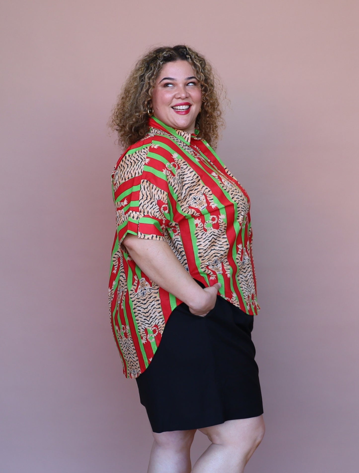 St Tropez Shirt - Luxe Tibetan Tiger