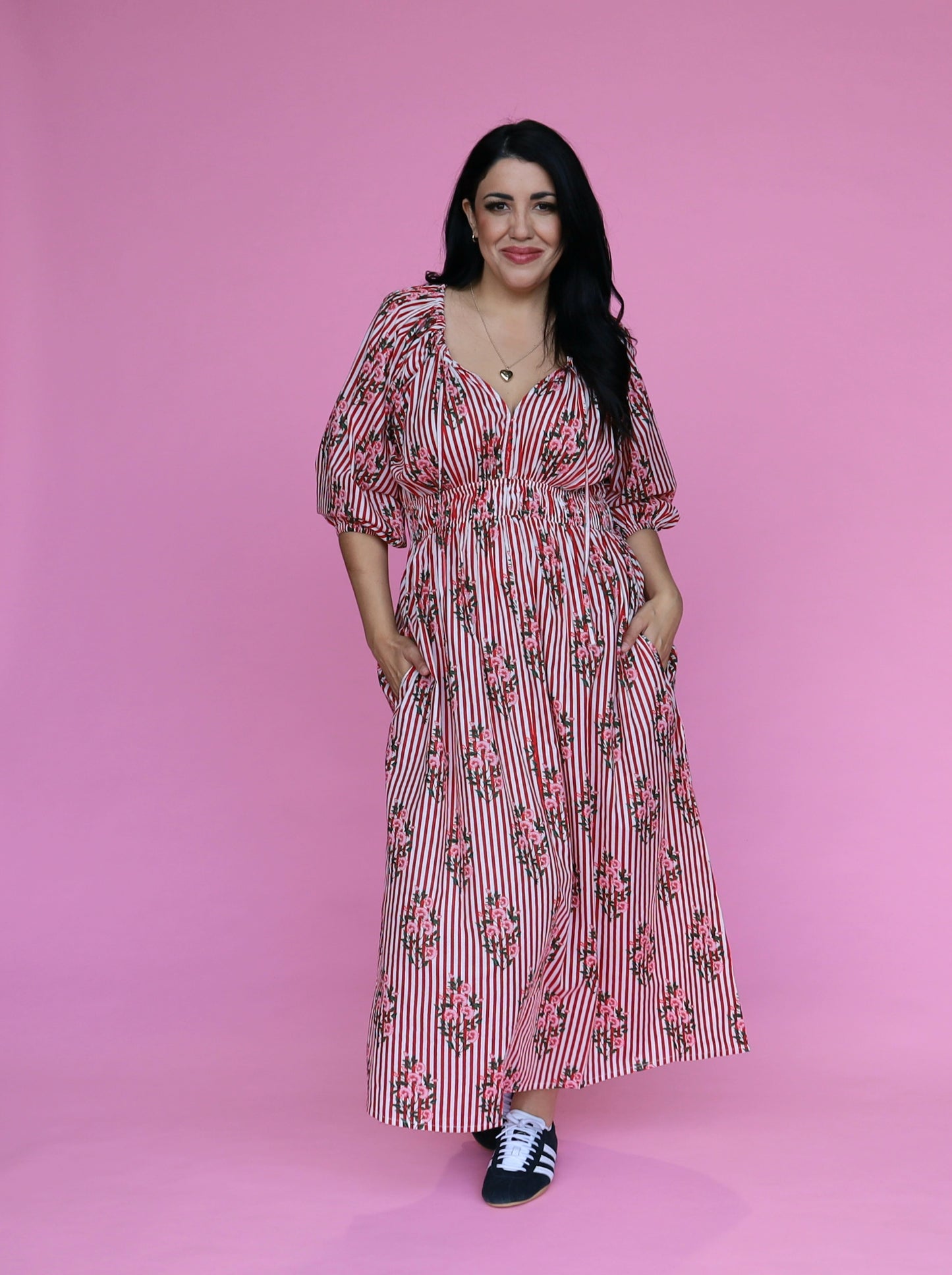 Peyton Dress - Candy Stripe