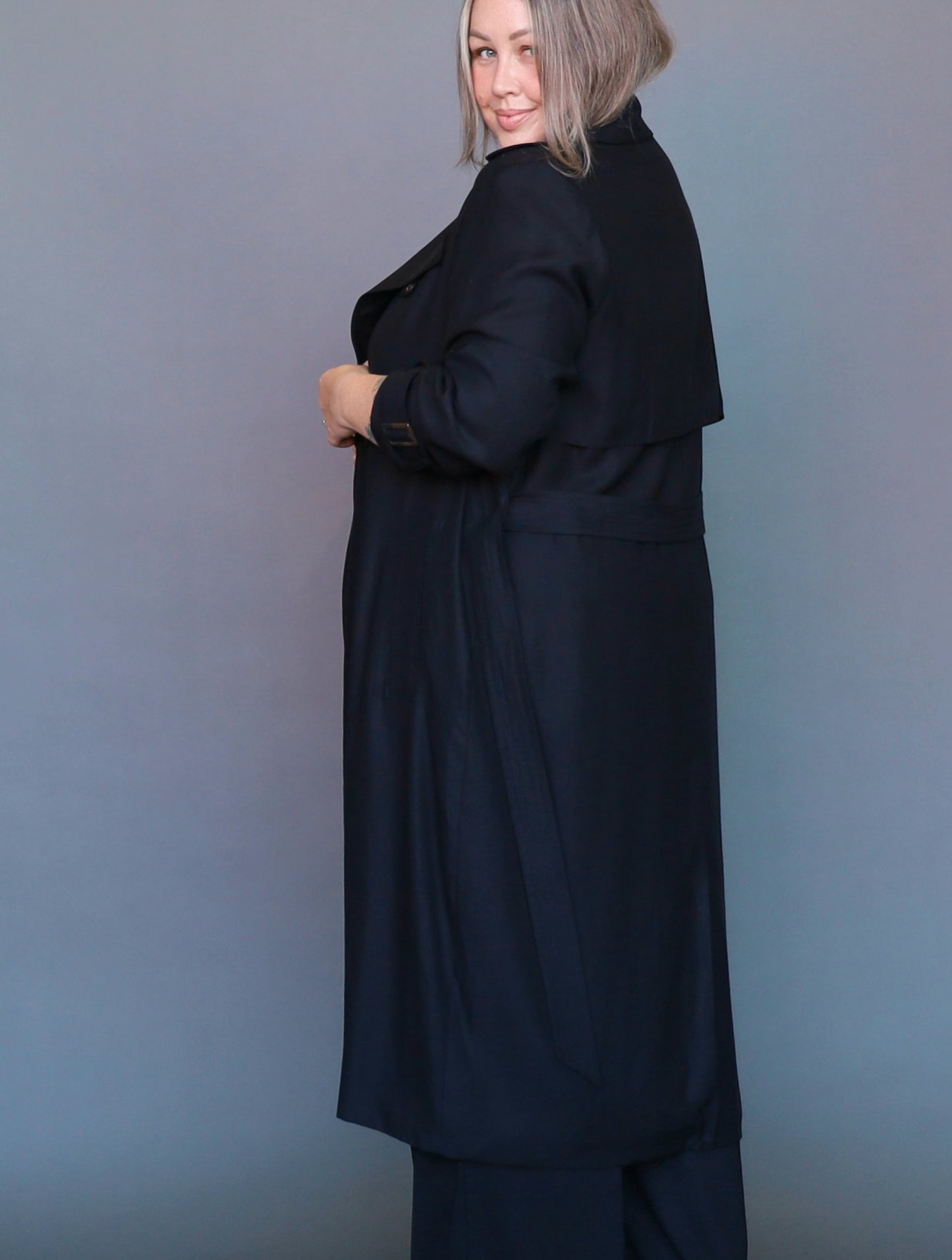 London Calling Trench - Black - Isla-Maree