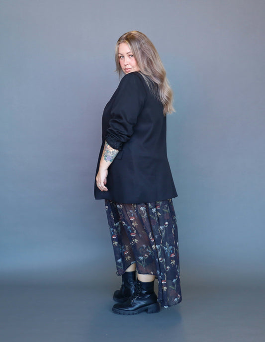 Candice Blazer - Black Leppy - Isla-Maree