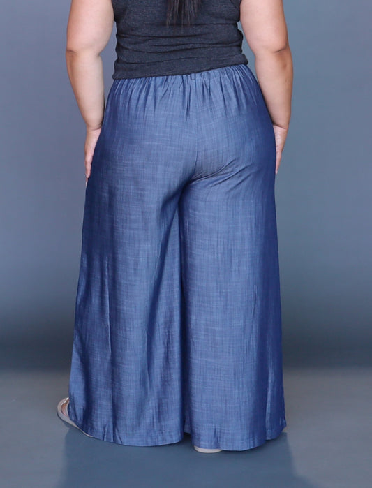 Frankie Pant - Dark Chambray