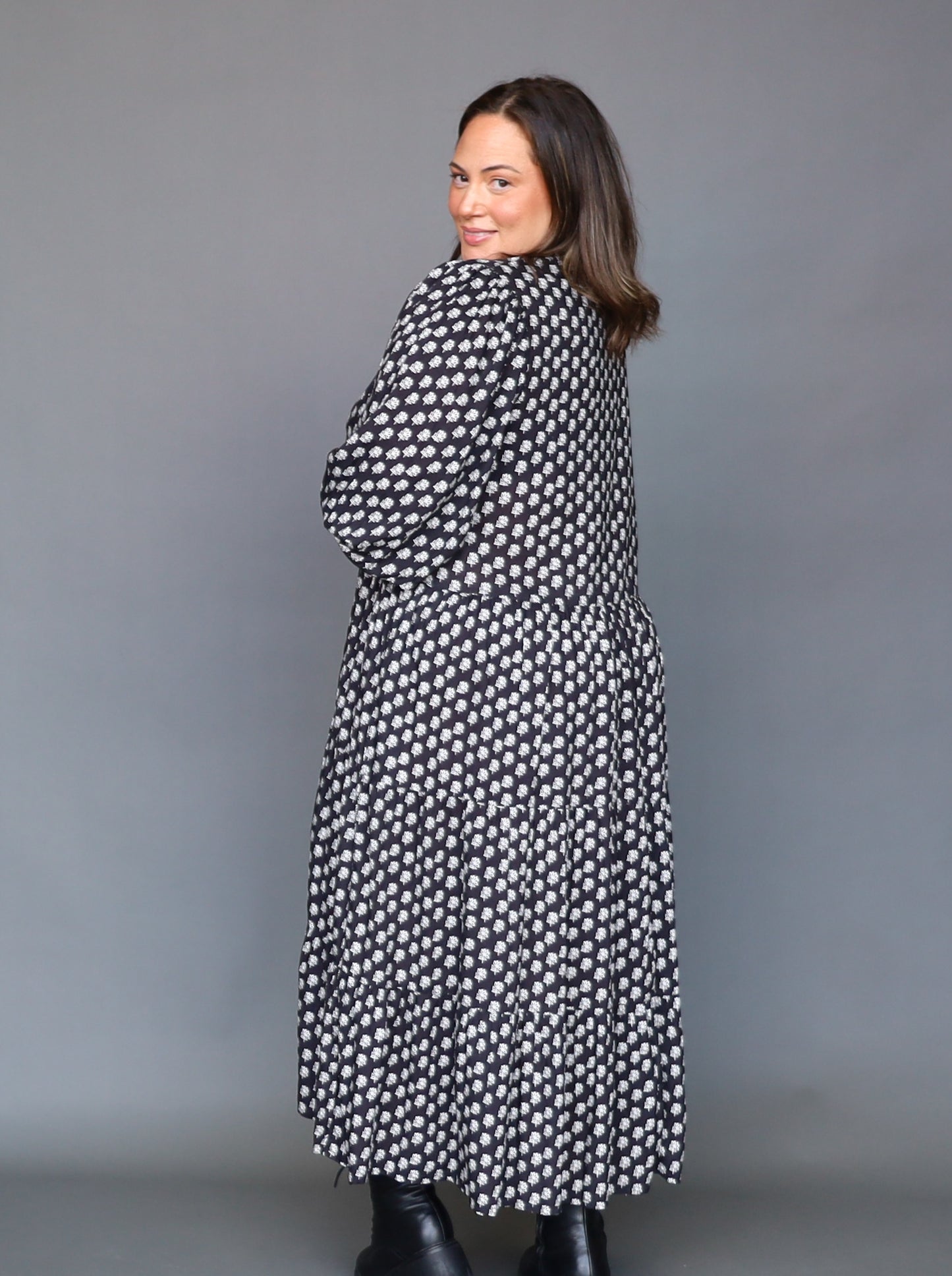 Halle Dress - Winter Floral - Isla-Maree