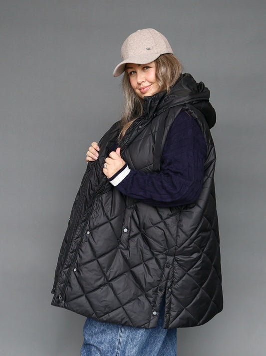 Stadium Puffer Vest - Black