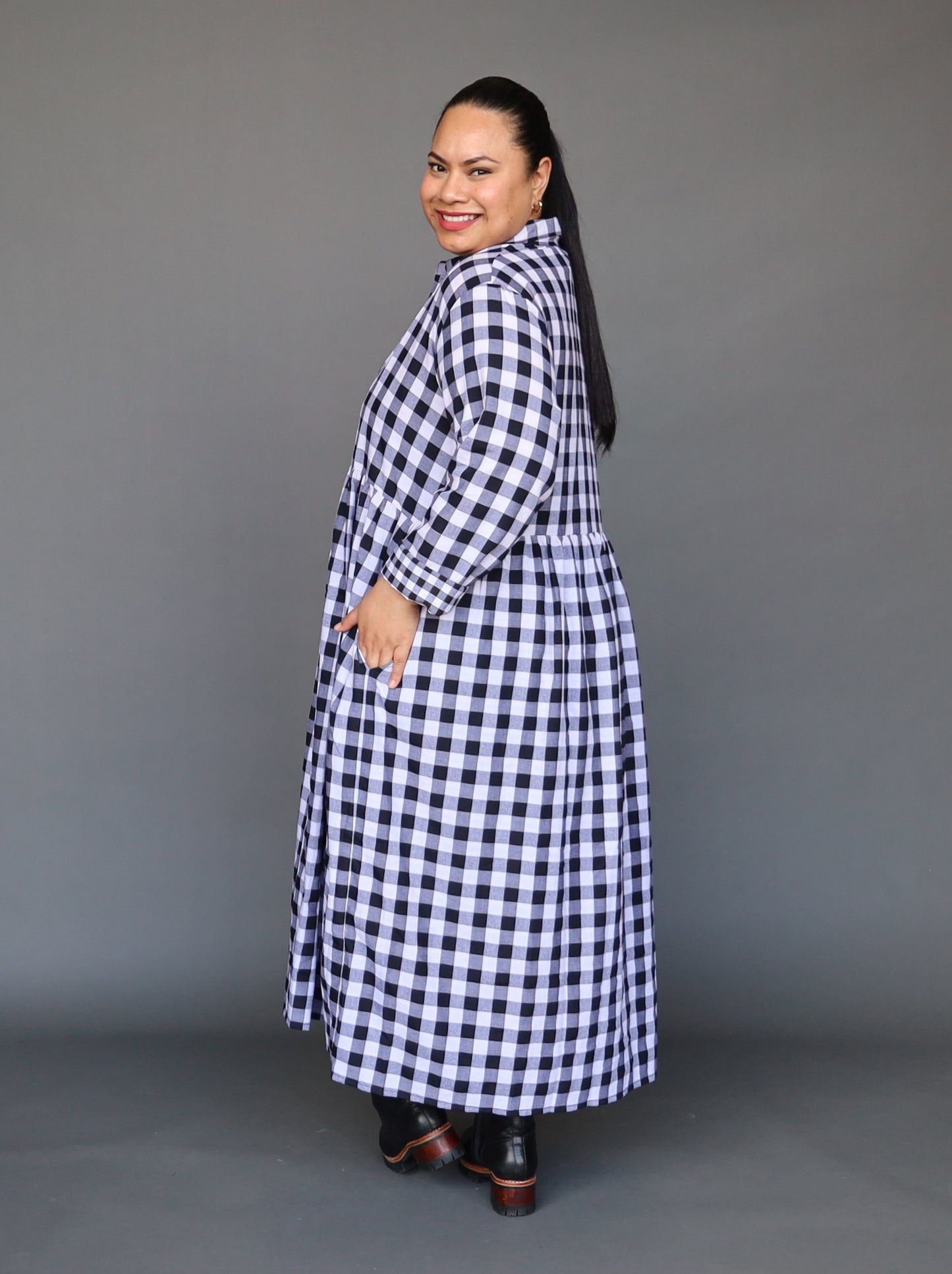 Smock Dress - Gingham Duo - Isla-Maree