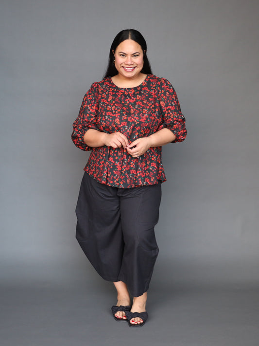 Amalfi Top - Poppy