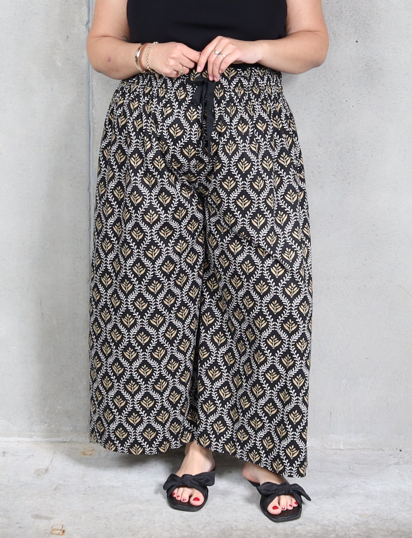 St Tropez Pant - Gold Leaf