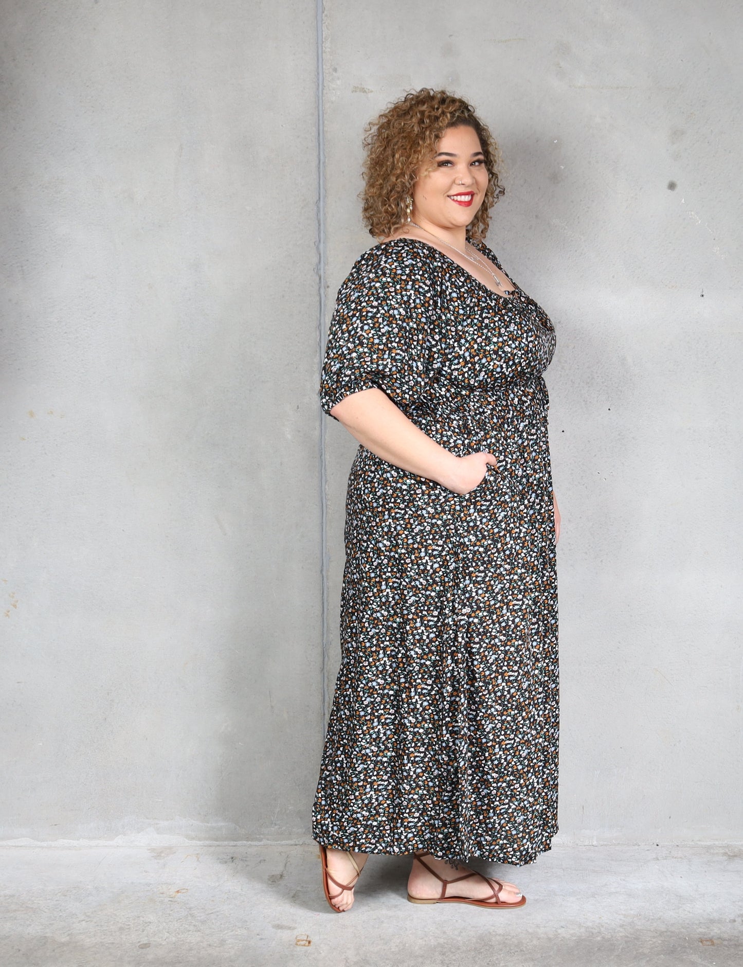 Tabitha Dress - Forget Me Not