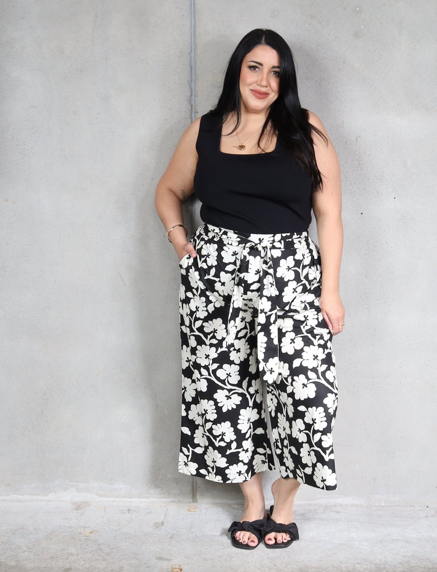 Venice Pants 7/8th - Cream Blossom