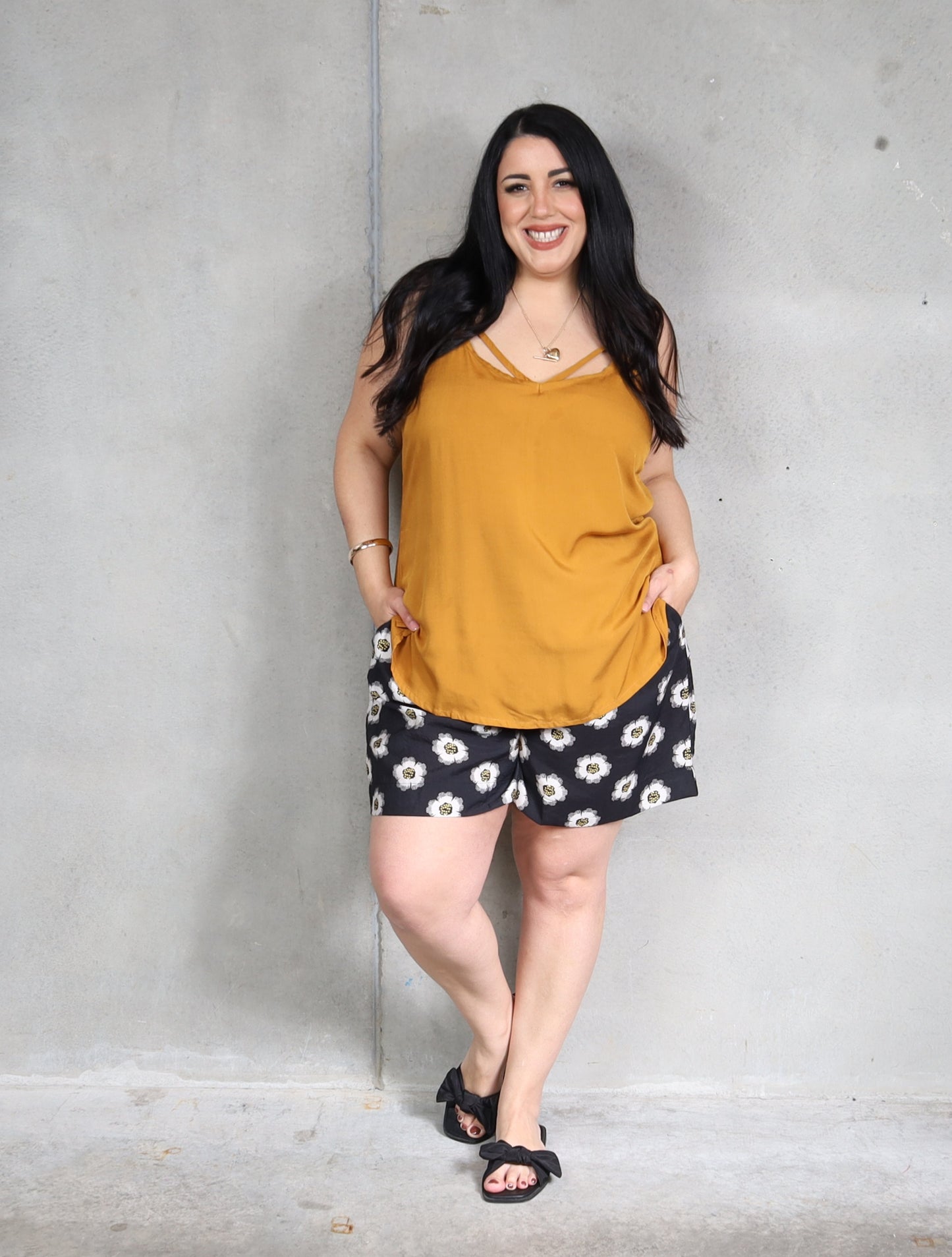 Chloe Cami - Mustard