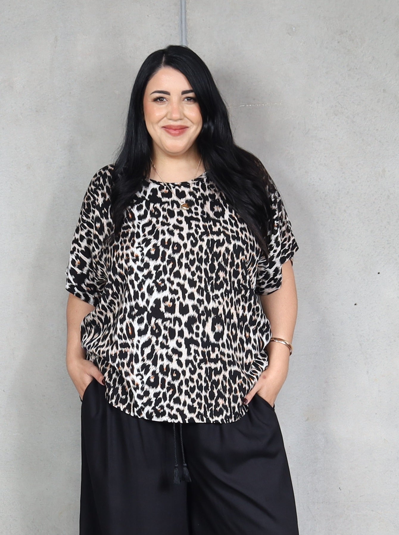 Drape Top - Jungle