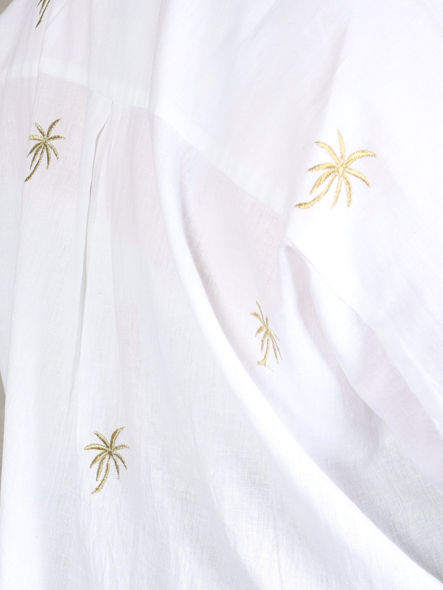 St Tropez Shirt - Golden Palms