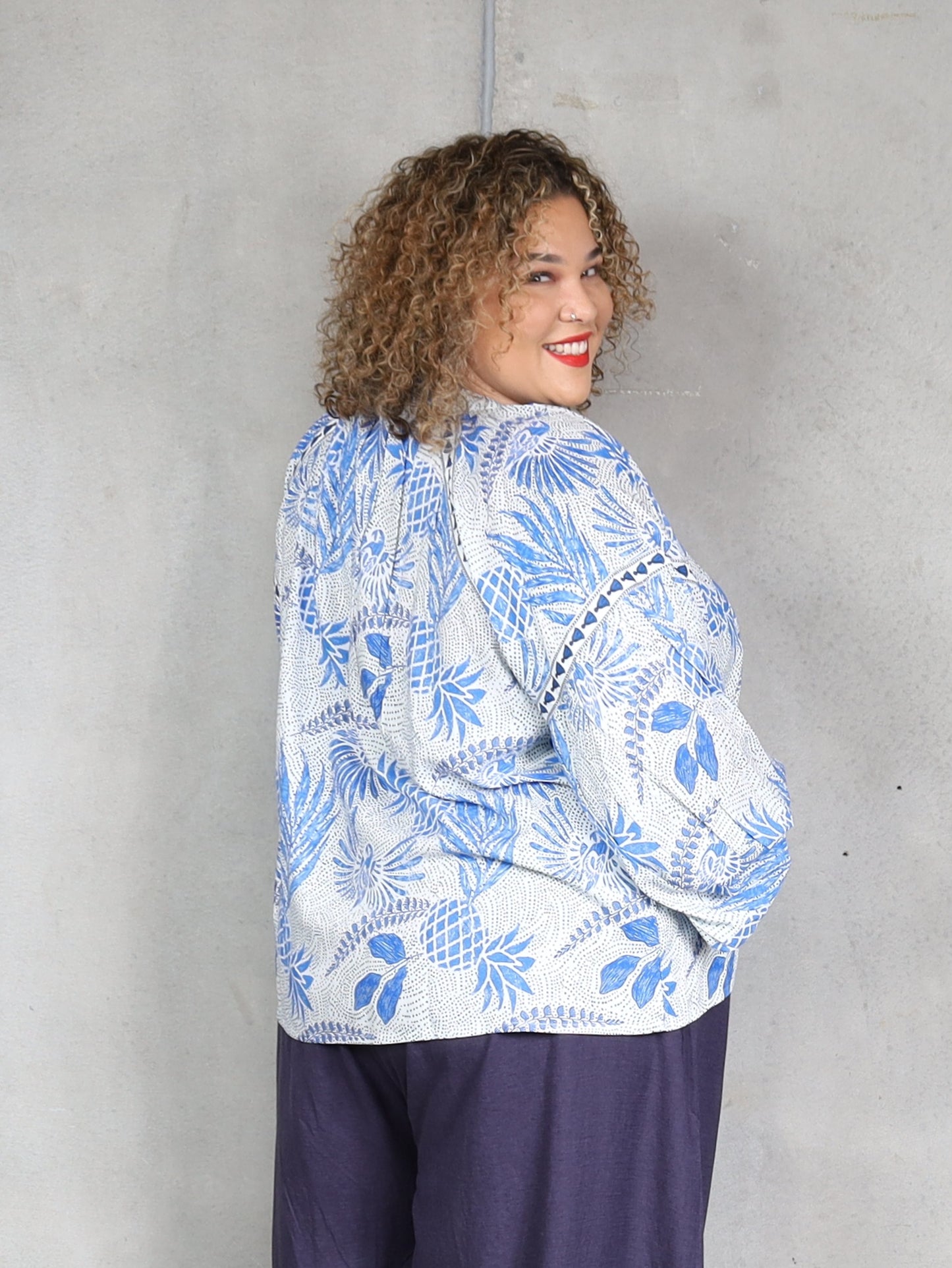 Sara Blouse - Parrot