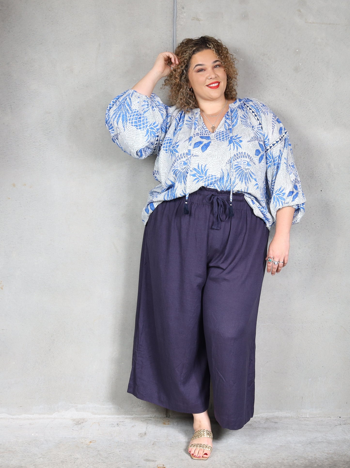 Sara Blouse - Parrot