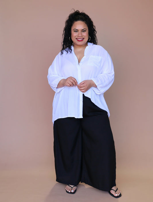 Haven Shirt - White - Isla-Maree