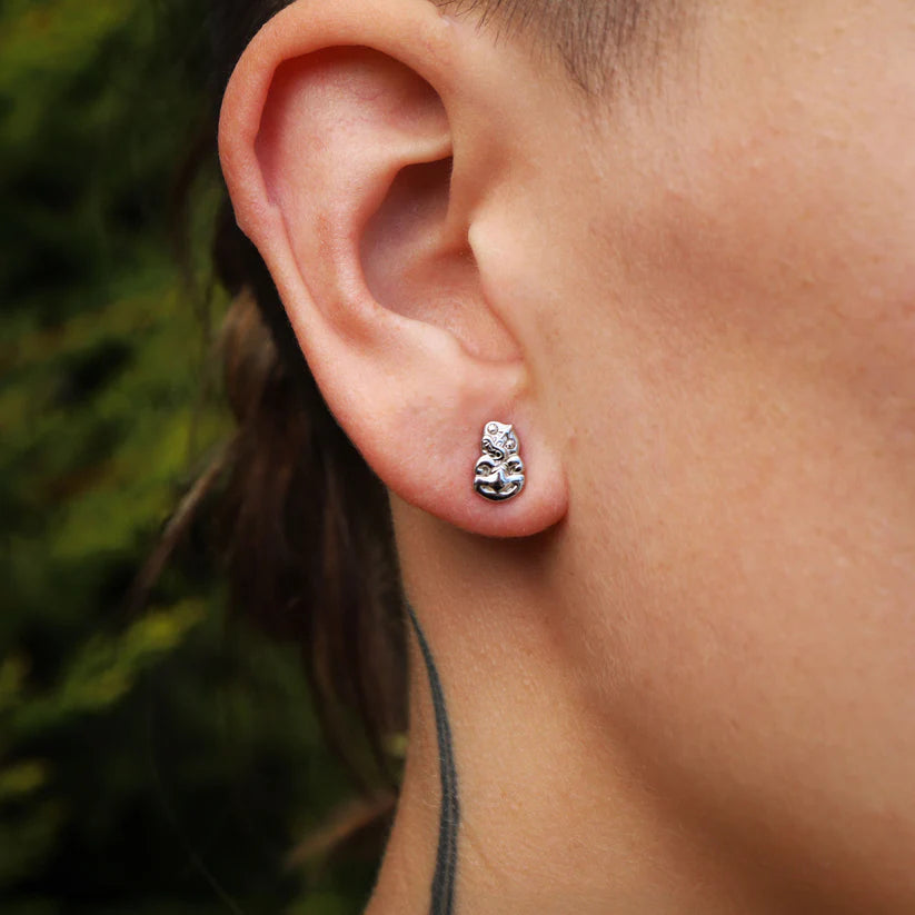 Tiki Stud - Silver