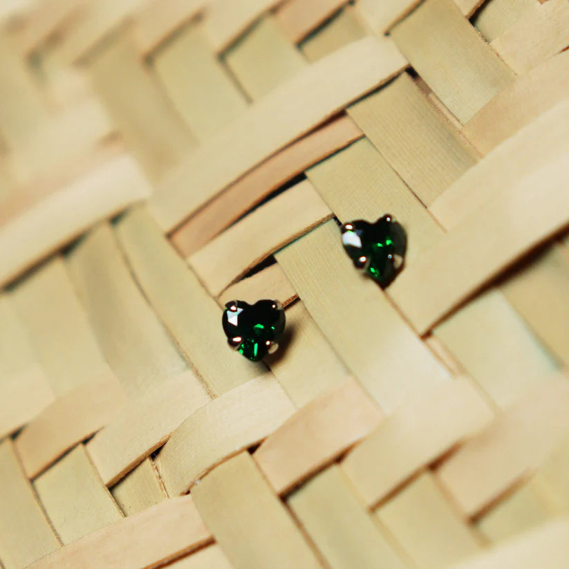 Kawakawa Stud - Silver
