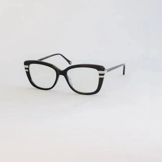 Jazz Reading Glasses - Black/Silver