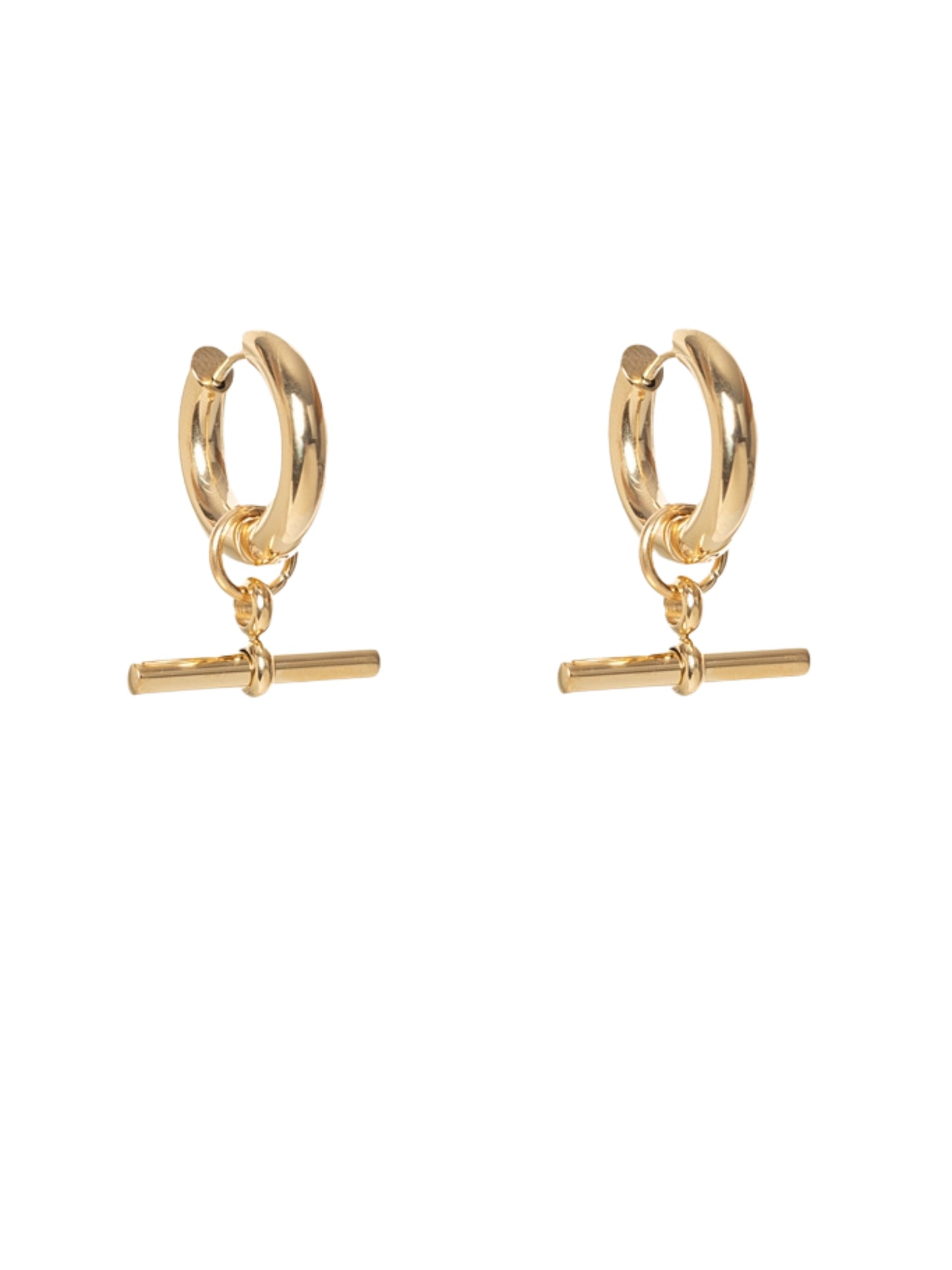 Antler FOB Earring - Gold