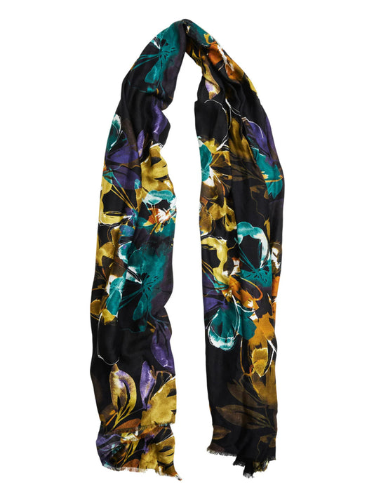 eb&ive Elsie Scarf - Botanical Black