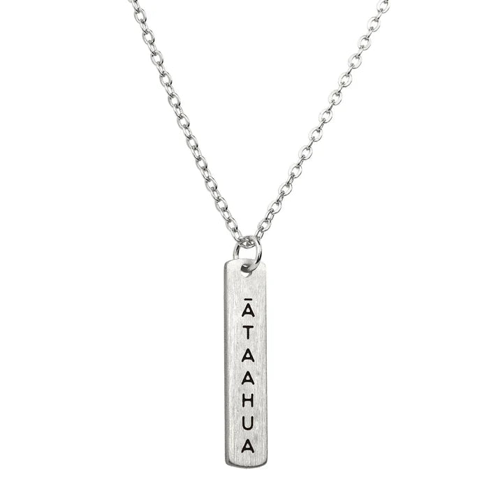 Te Reo Ataahua Necklace - Silver