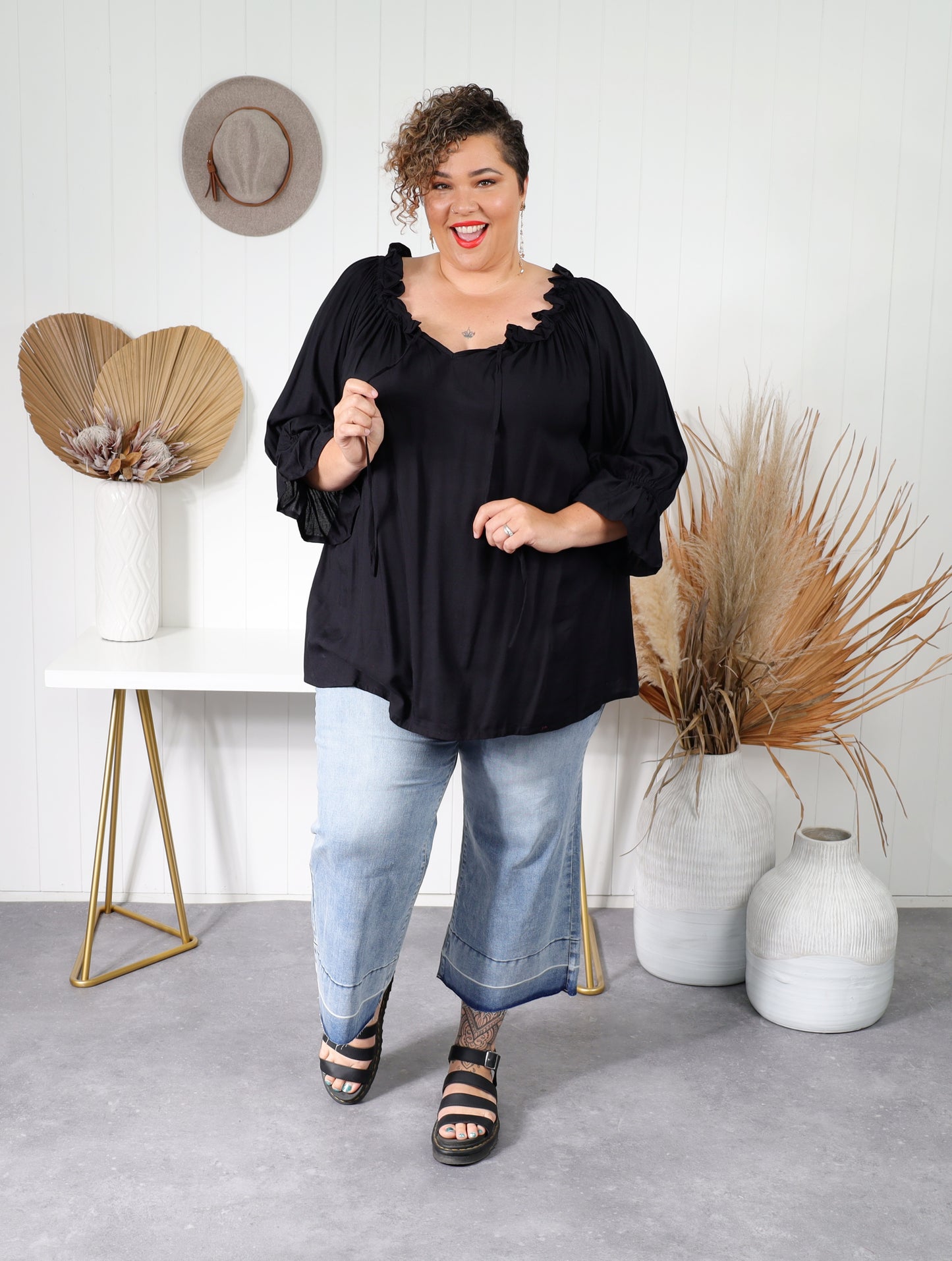 Sophia Blouse - Black