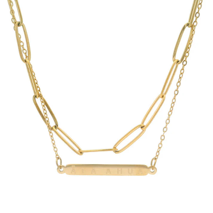 Ataahua Double Chain Necklace - Isla-Maree