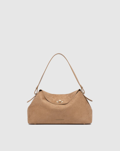 Louenhide Nicole Suedette Handbag - Honey
