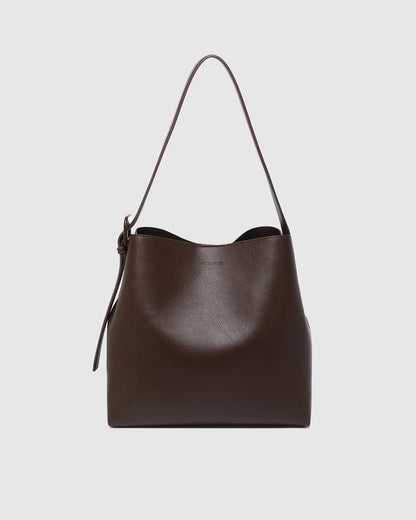 Louenhide Peyton Shoulder Bag - Chocolate
