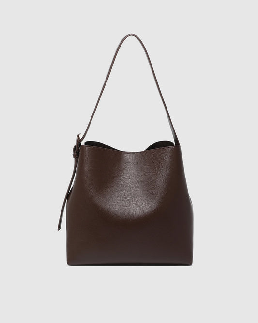 Louenhide Peyton Shoulder Bag - Chocolate