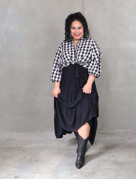 Nomad skirt - Black - Isla-Maree