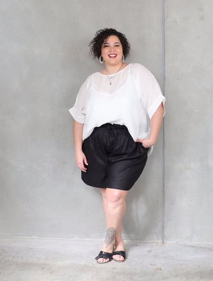 Monaco Box Top - White - Isla-Maree