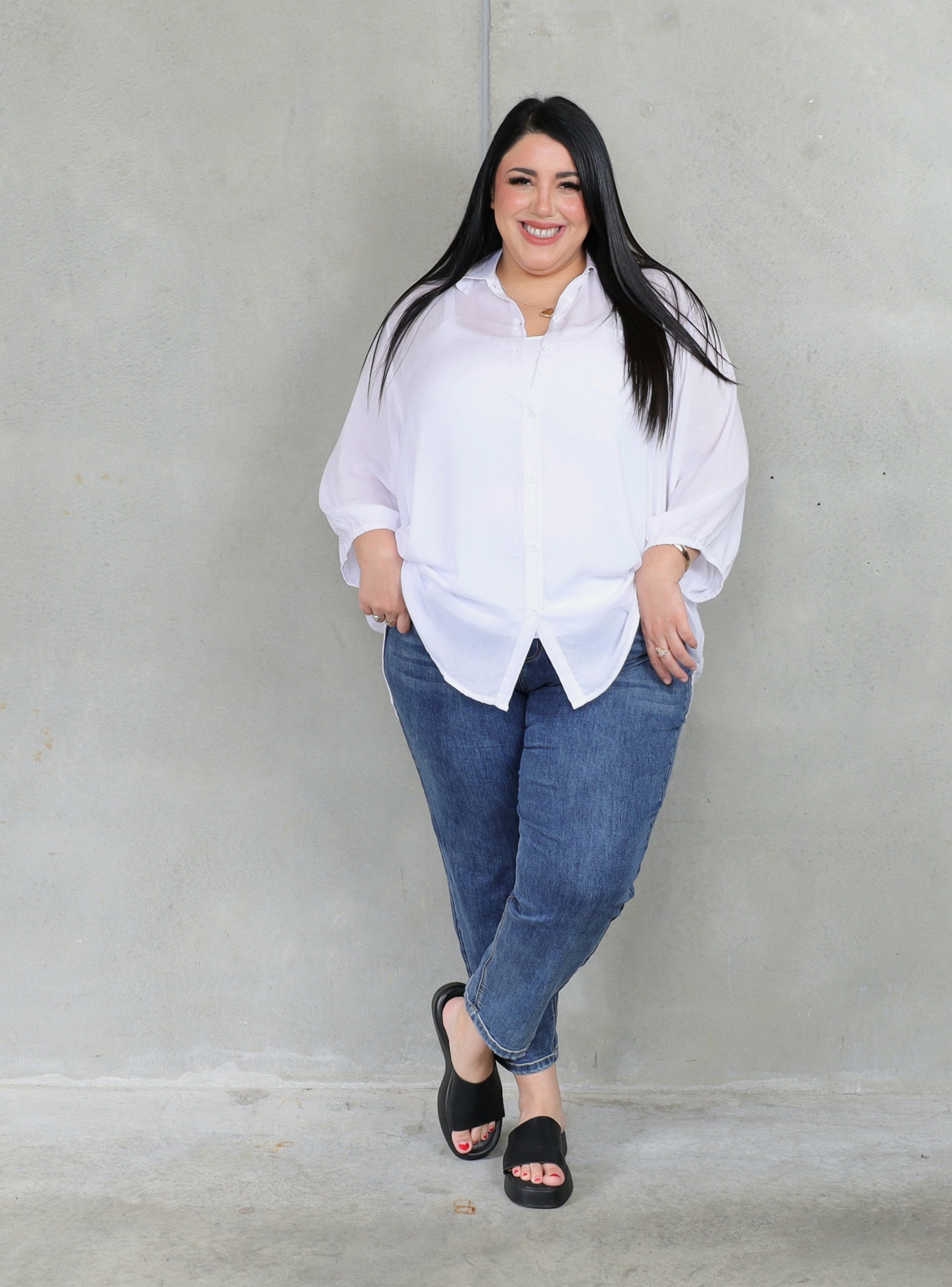 Haven Shirt - White - Isla-Maree