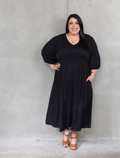 Molly Dress - Black - Isla-Maree