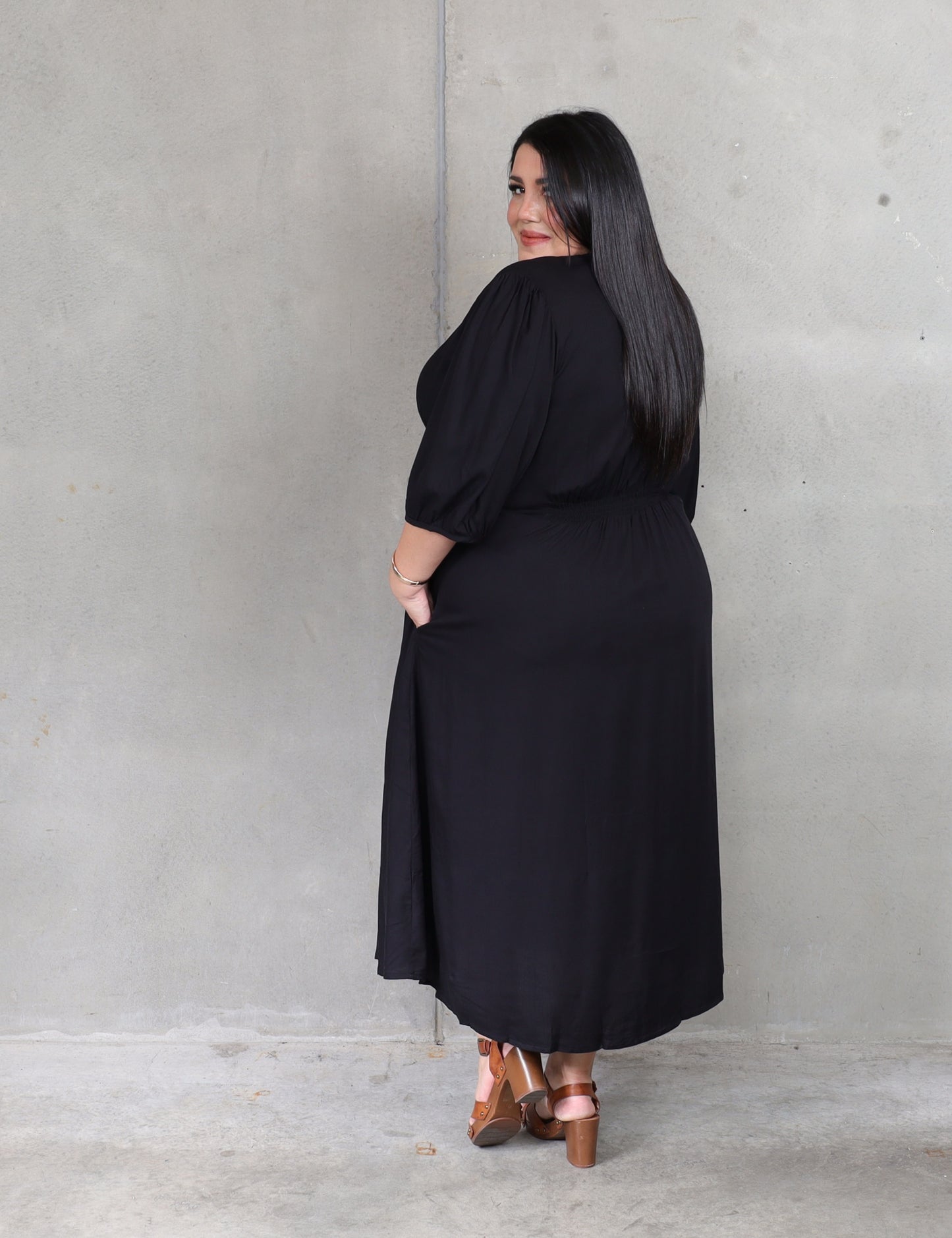 Molly Dress - Black - Isla-Maree