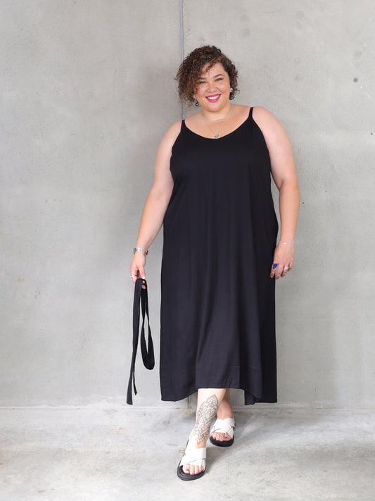 Mimosa Maxi - Black - Isla-Maree