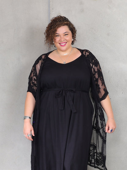 Mimosa Maxi - Black - Isla-Maree