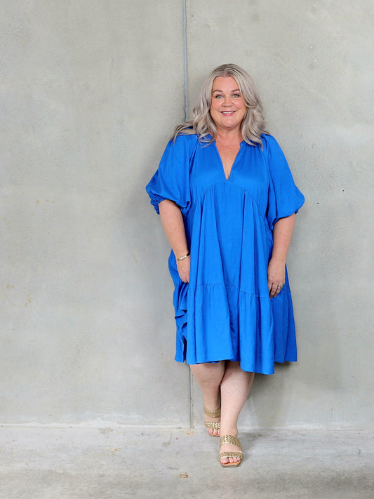 Mamma Mia Dress - Azzurro