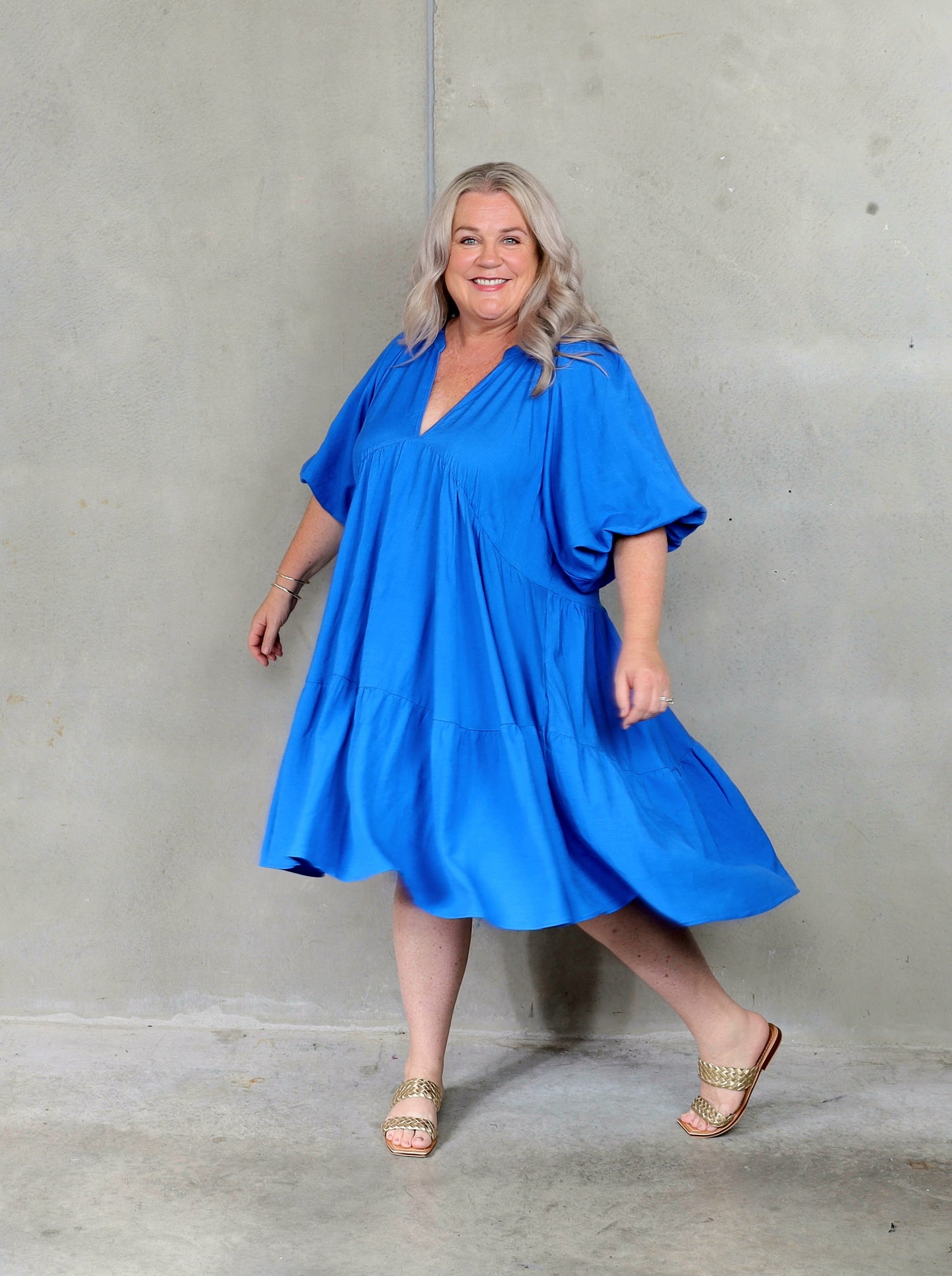 Mamma Mia Dress - Azzurro