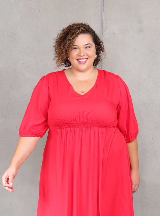 Molly Dress - Cherry