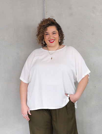 Drape Top - French Vanilla