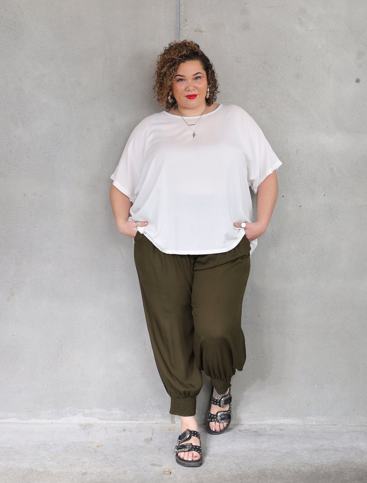 Drape Top - French Vanilla