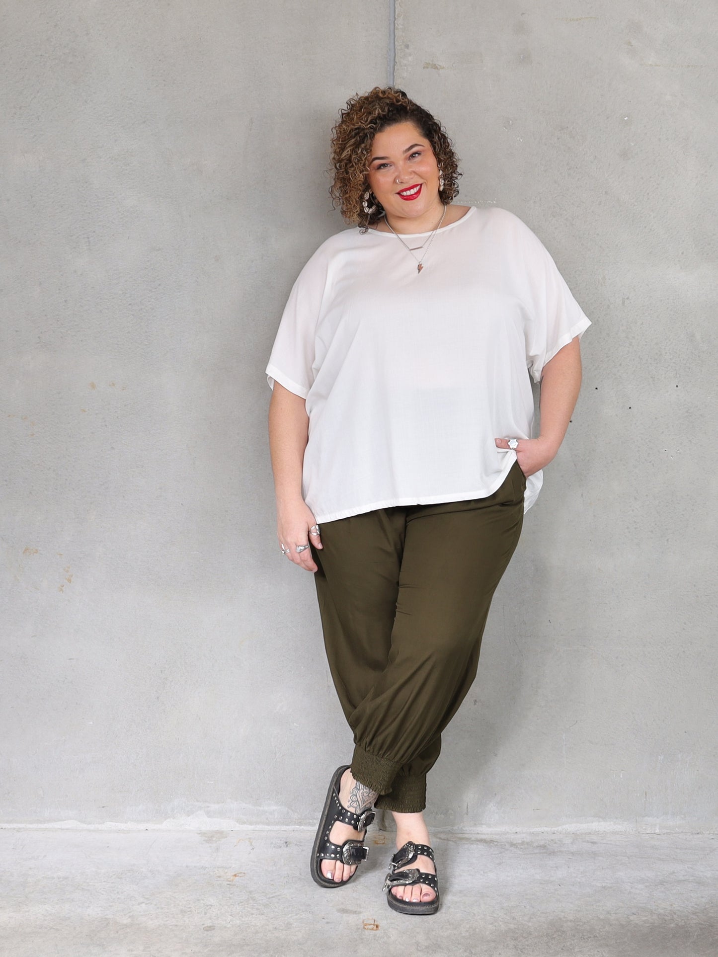 Drape Top - French Vanilla