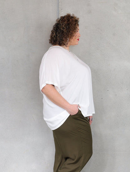 Drape Top - French Vanilla
