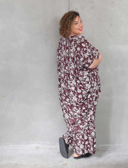 Kindred Kimono - Chocolate Shalimar