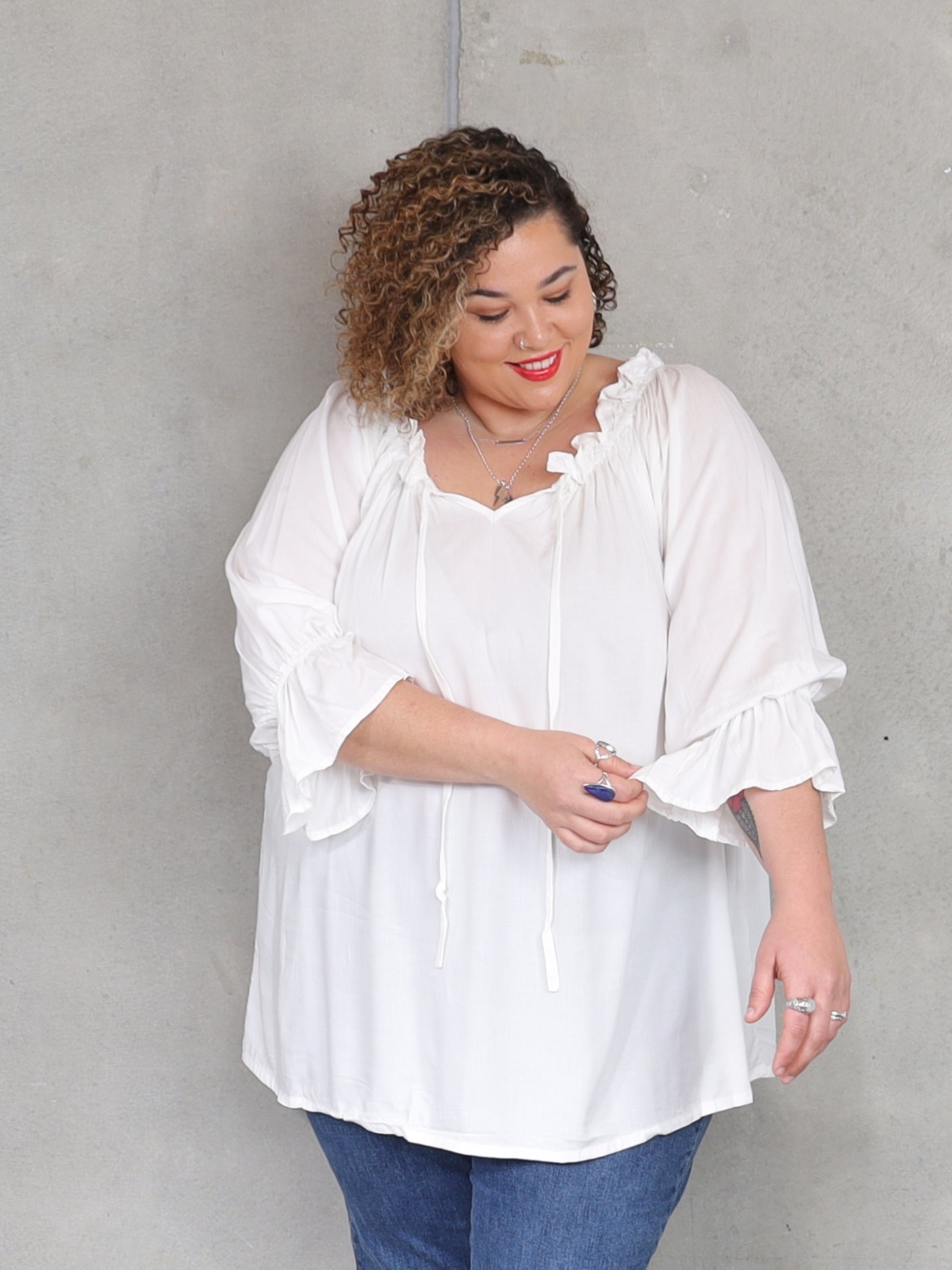Sophia Blouse - French Vanilla