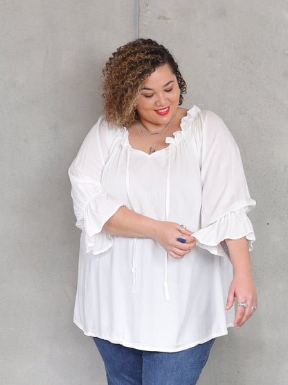 Sophia Blouse - French Vanilla